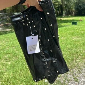 Ramisu Faux Leather Shorts 2XL